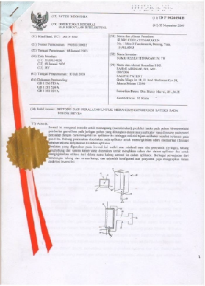 Indonesia Patent